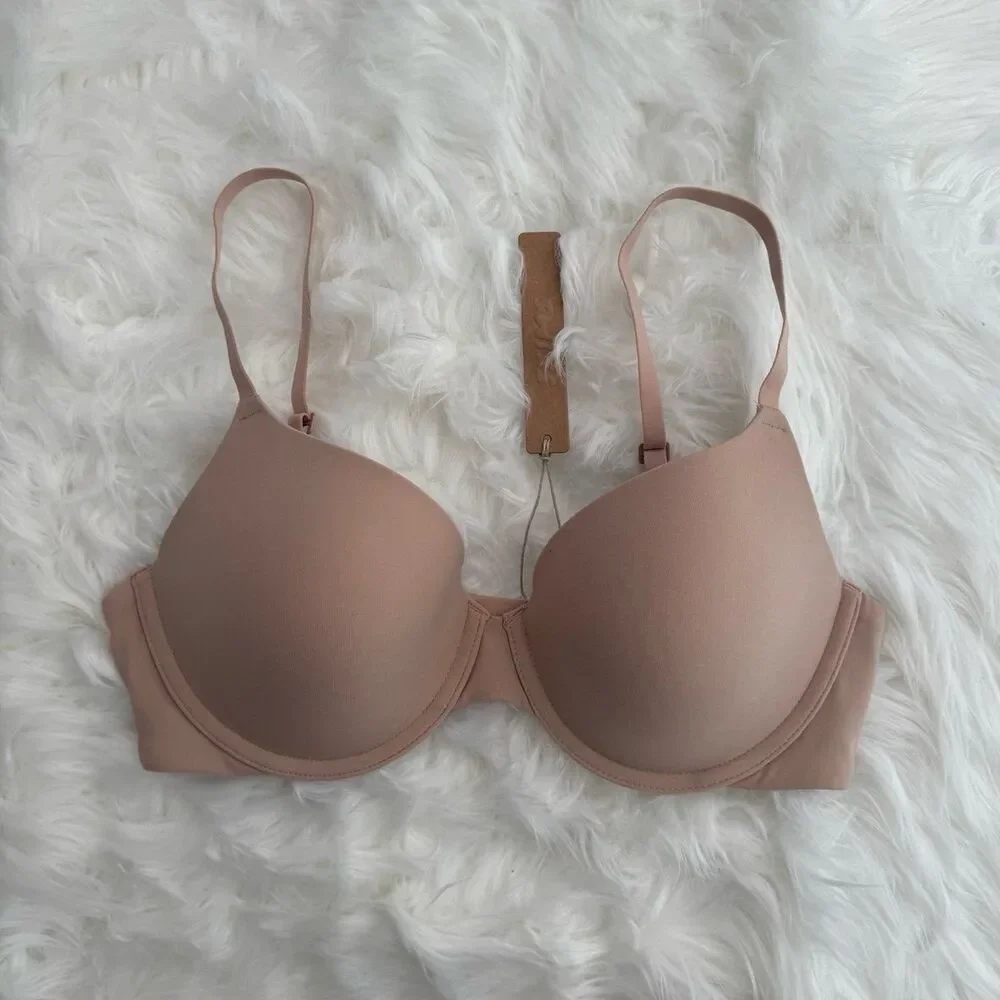 Skims Fits Everybody T-Shirt Bra Mica Size 34C - Picture 2 of 7